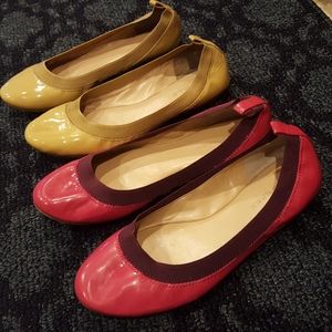 Banana Republic Patent Leather Cushion Flats 8.5